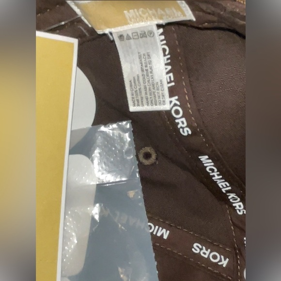 Michael Kors Tan Monogram Hat - Picture 7 of 8